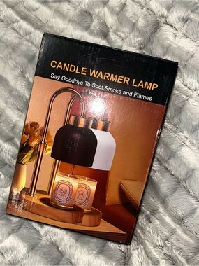 Candle Warmer Lamp - Black and White